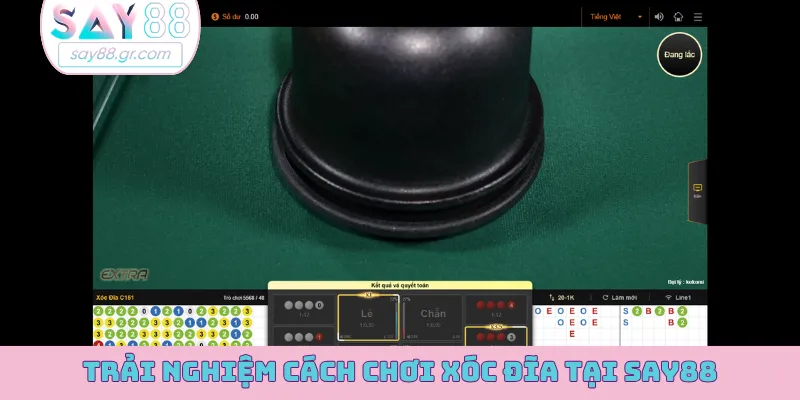 Trải nghiệm cách chơi xóc đĩa tại SAY88